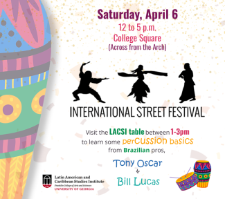 International Street Festival. April 6, 2024. LACSI flyer 