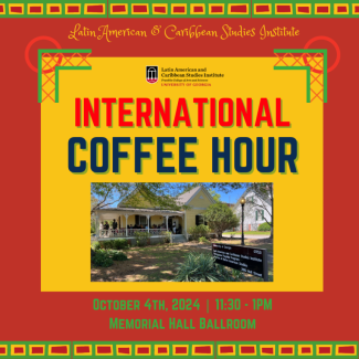 LACSI's 2024 International Coffee Hour - Flyer